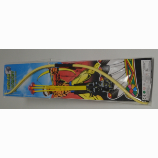 Pfeil und Bogen mit 3 Pfeilen, auf Karte, 77 x 16 cm