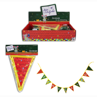 Girlande Schulkind COOL SCHOOL ca 1,92m