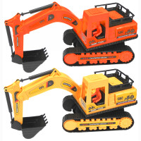 Digger with fly wheel and many accessories, in bag,14 x...