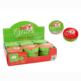 Towel piece of happiness magic towel approx 30 x 30 cm