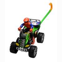 hand push sand beach motorcycle