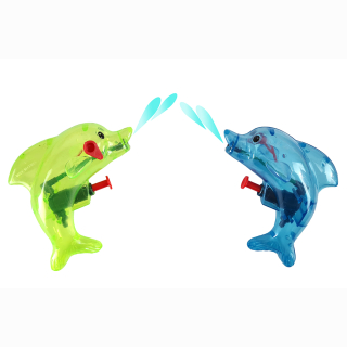 Wasserpistole Delfin 2-farbig sortiert - ca 10,5cm