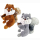 Squirrel approx. 20cm, 2 colours assorted