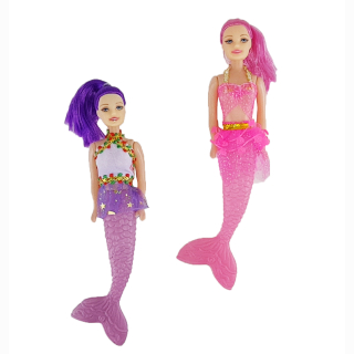 Meerjungfrau ca 26cm , 2 Farben sortiert