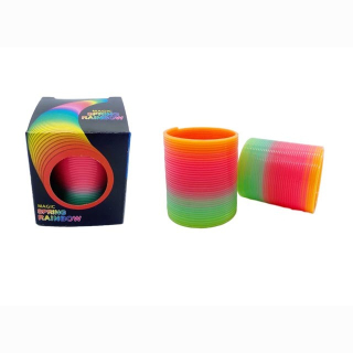 Regenbogenspirale in Box ca 4,5x4,5x5cm