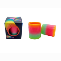 Regenbogenspirale in Box ca 4,5x4,5x5cm