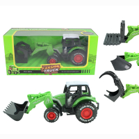 Die Cast pull back farmer car (4asstd)