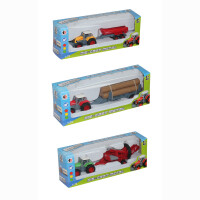 free wheel die cast farmer car (3asstd)