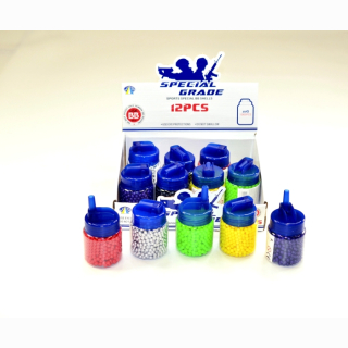 Kugelmunition 1000er 5-farbig sortiert in Dose ca 9cm