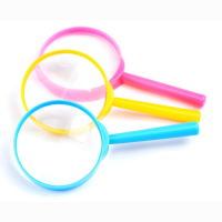 Magnifier, 3 assorted, in bag, 13 cm