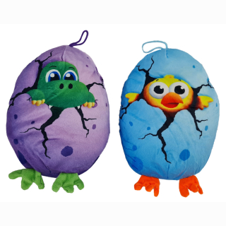 Ei mit F&uuml;&szlig;en 2-fach sortiert ca 19cm