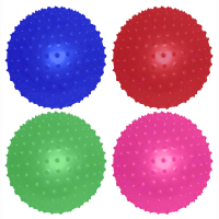 Stachelball Noppenball Massageball 4-farbig sortiert ca 30cm
