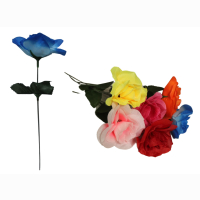 Rose 6 Farben sortiert ca 22cm