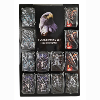 Sturmfeuerzeug Biker ca 6x3,5cm