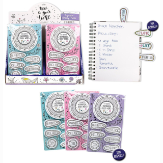 Sticky Notes NOW IS YOUR TIME on card approx 15.5x9cm