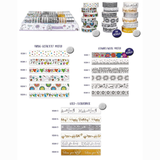 Washi Tape Geschenkbanderolen NOW IS YOUR TIME - ca 5m