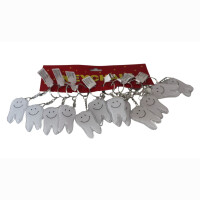 Schl&uuml;sselanh&auml;nger Zahn  ca 10,5 cm