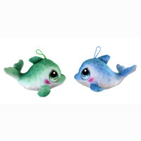 Delfin 2-farbig sortiert ca 25cm