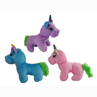 Unicorn 3-coloured assorted approx. 18cm