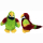 2 col parrot   25 cm