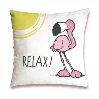 Nici 41943 - Kissen Relax! , Flamingo, 37 x 37 cm