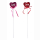 Glitzerherz 4 cm love am Stab 2 fach sortiert
