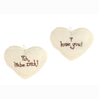 Herz 2-fach sortiert ca 23x18cm