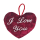 Herz I love you 10 cm
