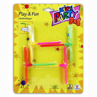 TTC dragonfly flyer 4 pieces on card approx 24.5 x 19 cm