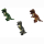 Dinosaurier 3 Farben sortiert  ca 30 cm