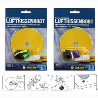 HCM hovercraft sorted several times on map approx 19.5x13cm