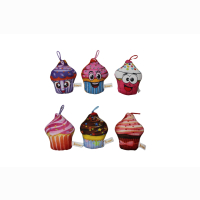 Cupcake 6-fach sortiert ca 13cm