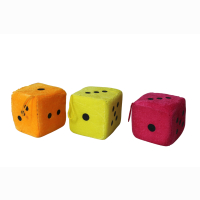 W&uuml;rfel aus Pl&uuml;sch ca 10  cm