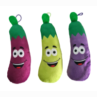 Aubergine 3 Farben sortiert ca 19 cm