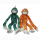 Monkey 2 colors sorted ca 77cm