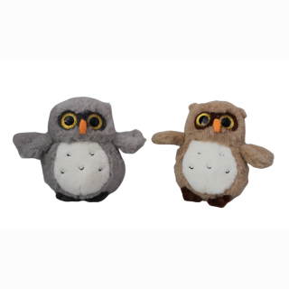Eule 2 Farben sortiert ca 15cm