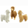 Alpaca Lama 3 colors assorted approx 25 cm