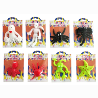 Schleimfiguren auf Karte, mehrfach sortiert