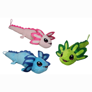 Axolotl 3 Farben sortiert ca 25cm