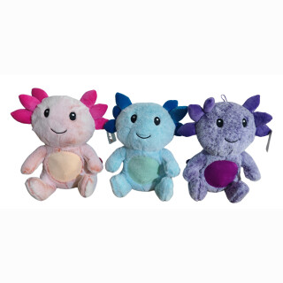 Axolotl 3 Farben sortiert ca 37cm