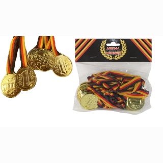 Medaille Winner mit Deutschlandband - ca 4,5cm (Preis pro St&uuml;ck)