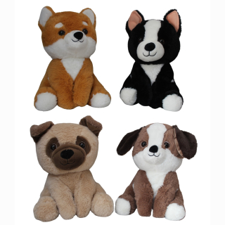 Hund 4 Fach sortiert ca 28cm