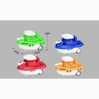 Schiff 4 Farben sortert ca 6,8cm