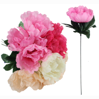 Pfingstrose 4 Farben sortiert ca 28cm