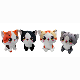 Katze 4-fach sortiert ca 20cm