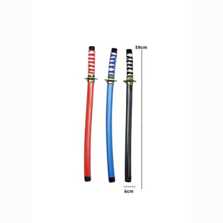 Ninjaschwert 3-farbig ca 60cm