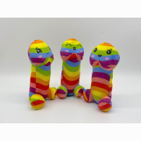 Penis 18 cm regenbogenfarben