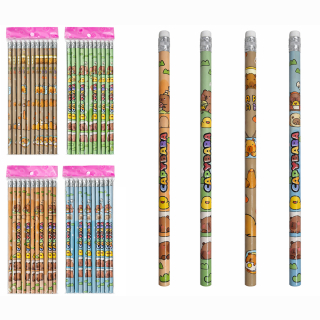 Bleistift Capybara 4-fach sortiert ca 19cm