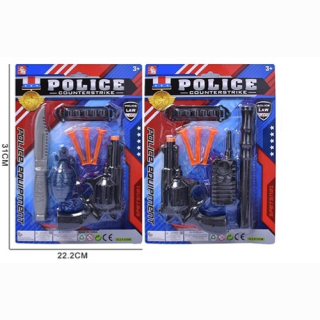 Polizei-Spielset (2-fach sortiert)