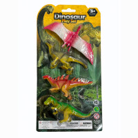 Dino Karte mit 4 Dinos